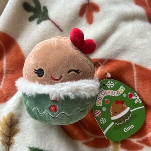 gina holiday 4 inch squishmellow with tags